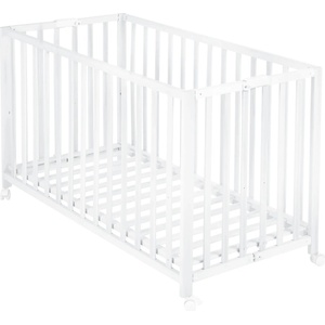 Roba Бяло сгъваемо легло на колела 60x120 cm Fold up - Roba (287100WE)