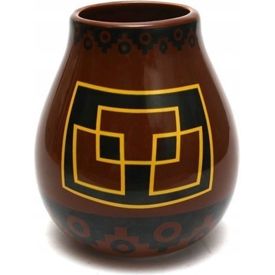 Mate Green Keramická kalabasa Vzor Peru 350 ml