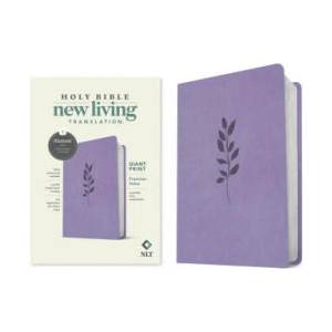 NLT Giant Print Premium Value Bible, Filament-Enabled Edition (Leatherlike, Lavender Vine) | TYNDALE (ISBN: 9781496482624)