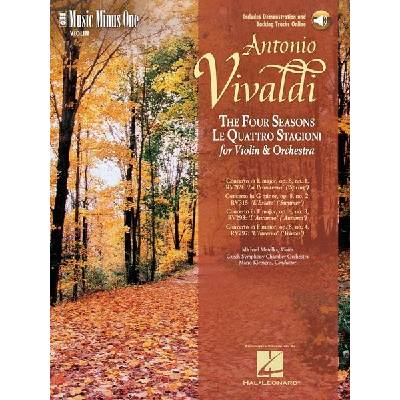 Antonio Vivaldi Čtvero ročních období The Four Seasons noty na housle + audio