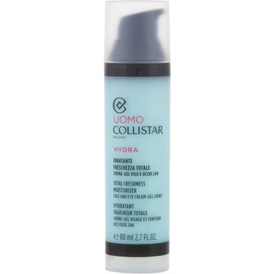 Collistar Uomo Total Freshness Moisturizer Face and Eye Cream-Gel лек хидратиращ гел-крем за лице и околоочната зона 80 ml за мъже