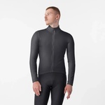 Castelli Мъжка фланелка с дълъг ръкав за колоездене Castelli Competizione Thermal L/S Jersey Cycling jersey - Black (056-4295-0213)