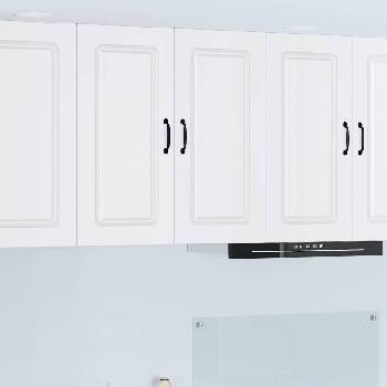 vidaXL Кухненски шкаф Kalmar Бяло 80 x 31 x 80 см Инженерно дърво (884704)