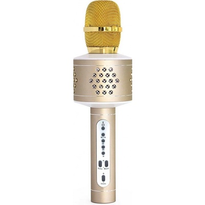 TEDDIES MIKROFON KARAOKE BLUETOOTH ZLATY