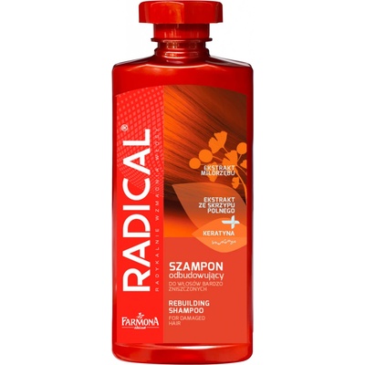 Farmona Radical Damaged Hair šampon s keratinem pro poškozené vlasy 400 ml