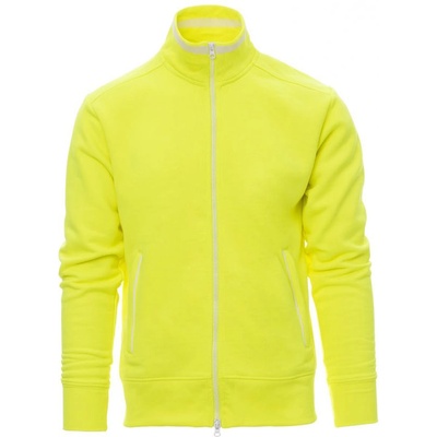 PAYPER sydney fluo 000014-p079 / Мъжки суитшърт с цип по цялата дължина - флуоресцентно жълт xs (000014p07901012xs)