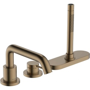 Hansgrohe Tecturis S - Смесител за вана за триотворен монтаж, sBox, четкан бронз 73447140 (73447140)