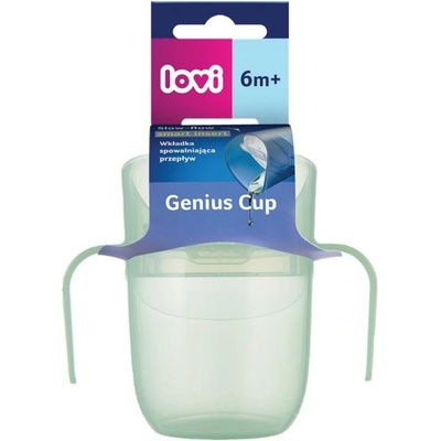 Lovi hrneček tréninkový Genius 150ml Pistachio – Sleviste.cz