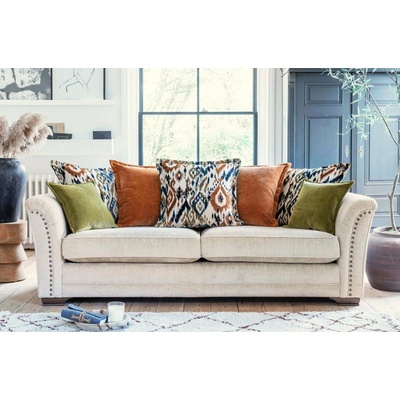 Barrington Furniture Evespillow látka bílá