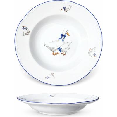 Thun 1794 Constance hlboký tanier Husy 230 mm P1650003J1Z8408200
