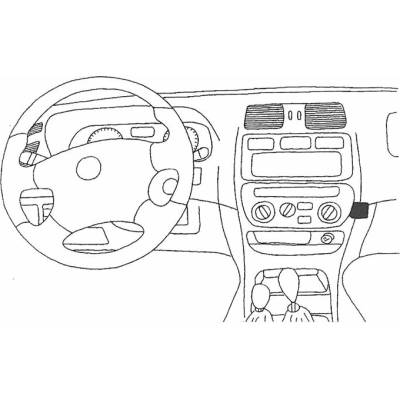 Konzole pro držák mobilního telefonu do Nissan Terano