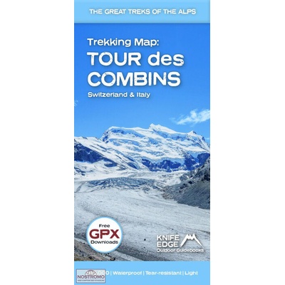 Tour des combins - turistická mapa