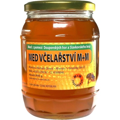 Včelařství M+M med střednětmavý 900 g