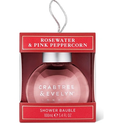 Crabtree & Evelyn Rosewater & Pink Peppercorn душ гел с балончета за жени 100 мл