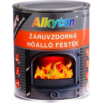 RUST OLEUM ALKYTON žiaruvzdorný 750°C farba odolná vysokým teplotám strieborná 750ml