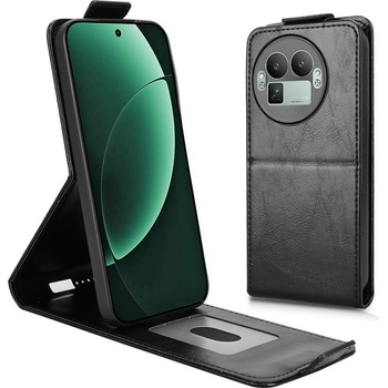 realme Кожен флип калъф за Realme GT 8 Pro 5G- Стенд и Холдер за Карти, вкл. Протектор, 4 Цвята