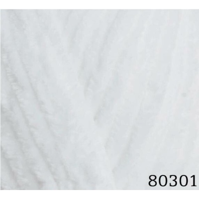 Pletací příze Himalaya Dolphin Baby 80301 - bílá