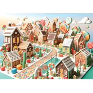 Yazz - Puzzle Candy Land - 1 000 piese