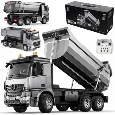 IQ models RC auto sklápač Mercedes-Benz Arocs RTR sivá 1:20