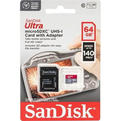 SanDisk microSDXC UHS-I 64GB SDSQUAB-064G-GN6IA