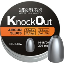 Diabolky JSB Knockout Slugs 5,5 mm 200 ks