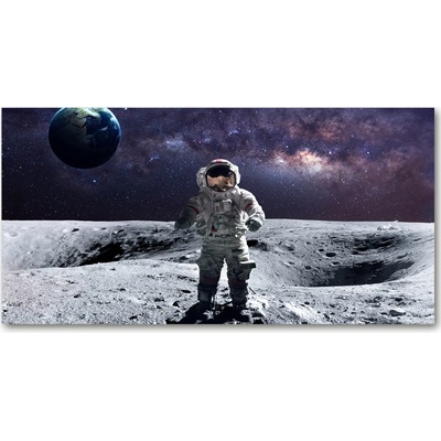 Foto obraz sklo tvrzené kozmonaut 100x50 cm