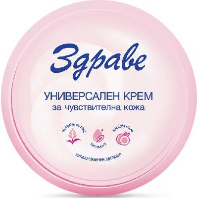 Здраве Универсален крем за чувствителна кожа, 145 ml