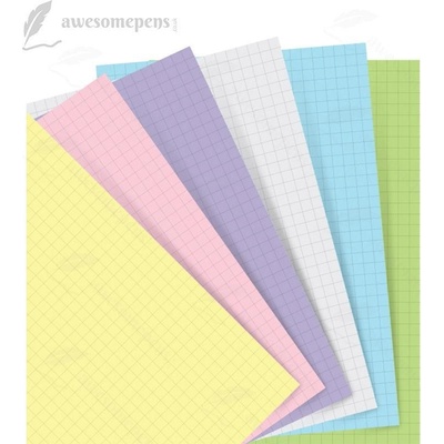Filofax papír čtverečkovaný A5 - pastelový – Zbozi.Blesk.cz