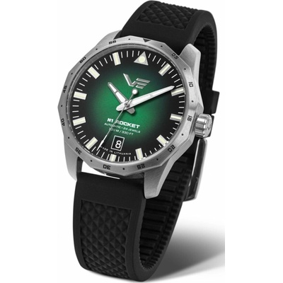 Vostok Europe NH35/125A749 čierny gumový remienok