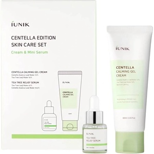 IUNIK Centella & Tea Tree Relief Комплект - Гел-крем и Серум, 60 + 15 ml