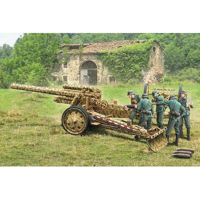 Italeri 15 cm Field Howitzer 10 5 cm Field Gun 1:72