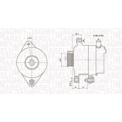 Generátor MAGNETI MARELLI 063731949010