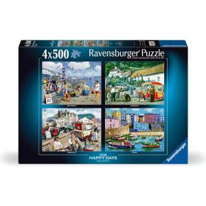 Ravensburger - Puzzle 4x500 Happy Days Collection No. 8 Holidays - 500 piese