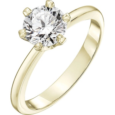 Tiami Prsten ze žlutého zlata s diamantem Fortuna RFOY24551