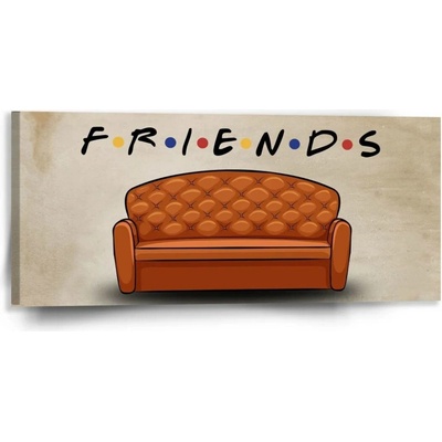 Sablio Obraz Seriál přátelé FRIENDS Gauč - 110x50 cm