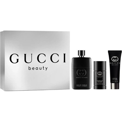 Gucci Guilty Pour Homme Eau de Parfum Комплект (EDP 90ml + Deo Stick 75ml + SG 50ml) за Мъже
