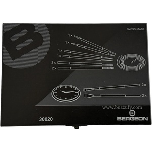 Bergeon Комплект инструменти с ръчни лостове Bergeon 30020 в компактна кутия