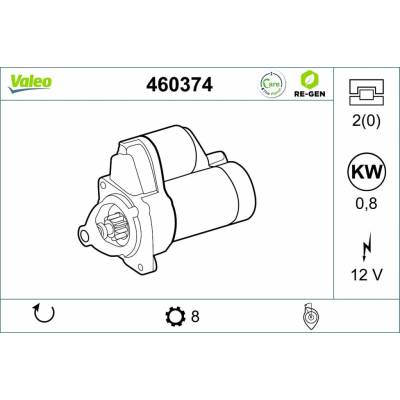 Startér VALEO 460374