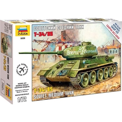 Zvezda Snap Kit T 34/85 1:72