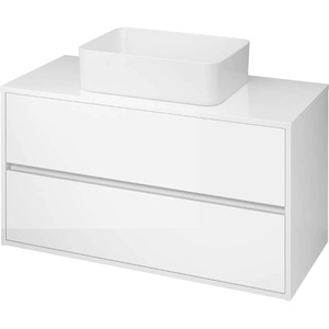 Cersanit Crea - Шкаф за умивалник, 53x100x45 см, 2 чекмеджета, бял S924-006 (S924-006)