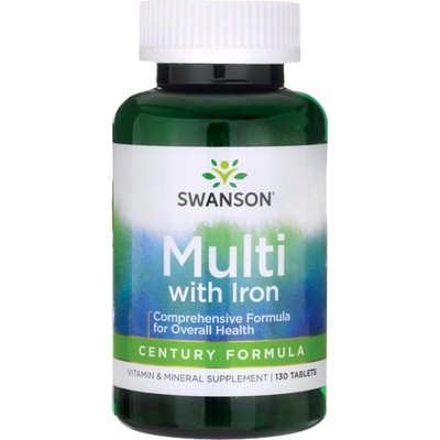 Swanson Multi with Iron - Century Formula [130 Таблетки]