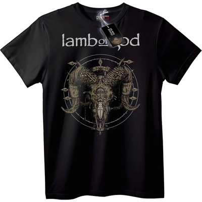 NOONEBRAND Тениска Lamb of God Стиймпанк Черепи - S, White