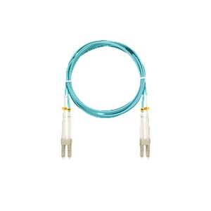 NIKOMAX Оптичен пач кабел LC - LC, MM 50/125, OM3, дуплексен, 3 m, aqua NMF-PC2M3C2-LCU-LCU-003 (NMF-PC2M3C2-LCU-LCU-003)
