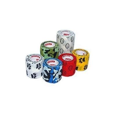 CoPoly Obinadlo elast. 10 cm x 4,6 m potisk MIX 12 ks