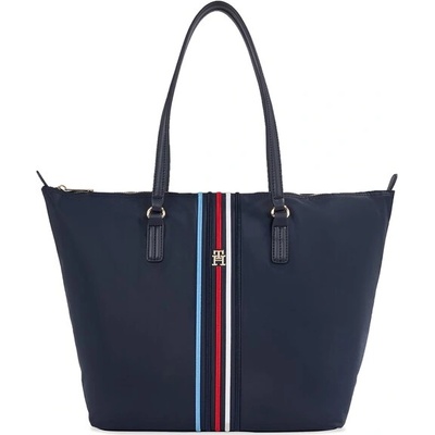 Tommy Hilfiger Дамска чанта Tommy Hilfiger Poppy Tote Corp AW0AW15981 Space Blue DW6 (Poppy Tote Corp AW0AW15981)
