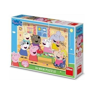 Puzzle 24 maxi Peppa Pig obchod - autor neuvedený