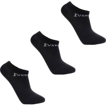 Everlast Детски чорапи Everlast 3 Pack Trainer Socks Childrens - Black