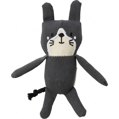 FuzzYard Life Cat plyšová kočka šedá s šantou kočičí 12 x 4,1 cm – Hledejceny.cz