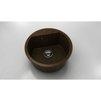 Image 1 of FAT Кръгла мивка Vanguard 223, Granicite, 349 Sandstone, с включен сифон