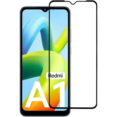 Удароустойчив стъклен протектор за Xiaomi Redmi A1 - с черна рамка